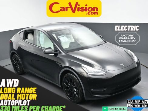 Used 2022 Tesla Model Y Long Range AWD/4WD image 1