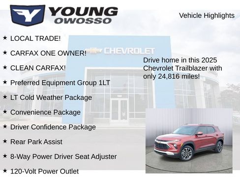 Used 2025 Chevrolet TrailBlazer LT w/ Convenience Package AWD/4WD image 8