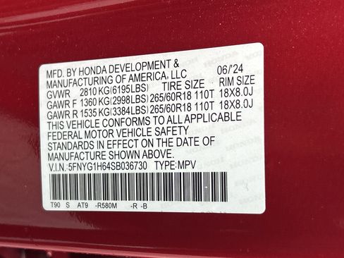 Used 2025 Honda Pilot TrailSport image 36