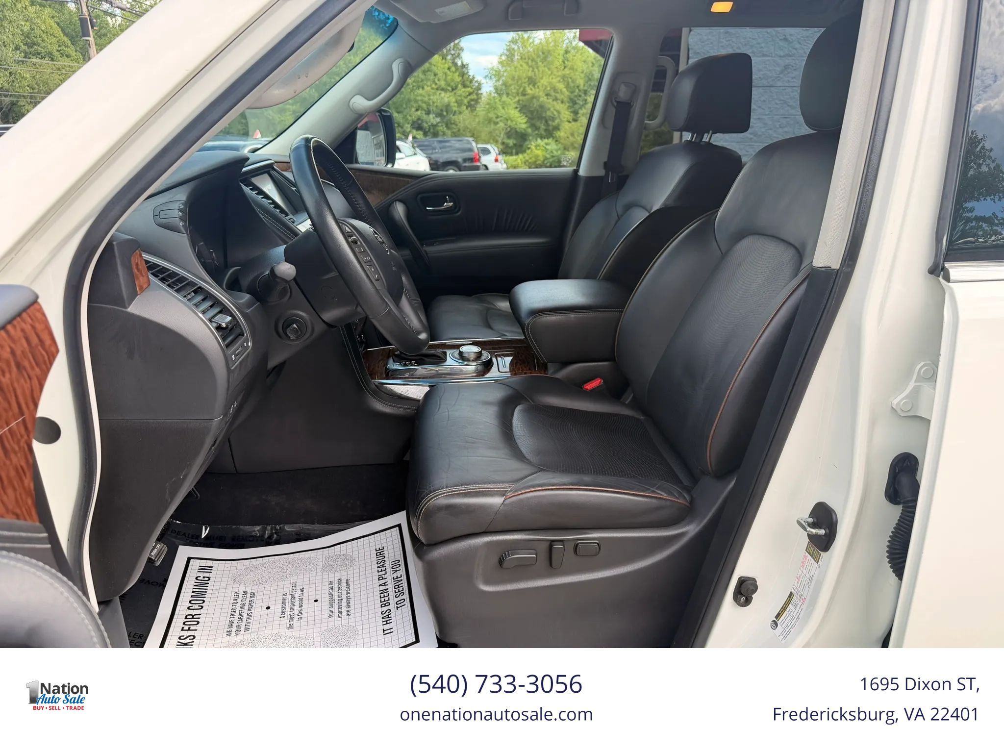Used 2017 Nissan Armada Platinum w/ Captain Seat Package AWD/4WD image 11
