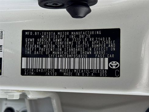 Used 2021 Toyota Corolla SE FWD image 30