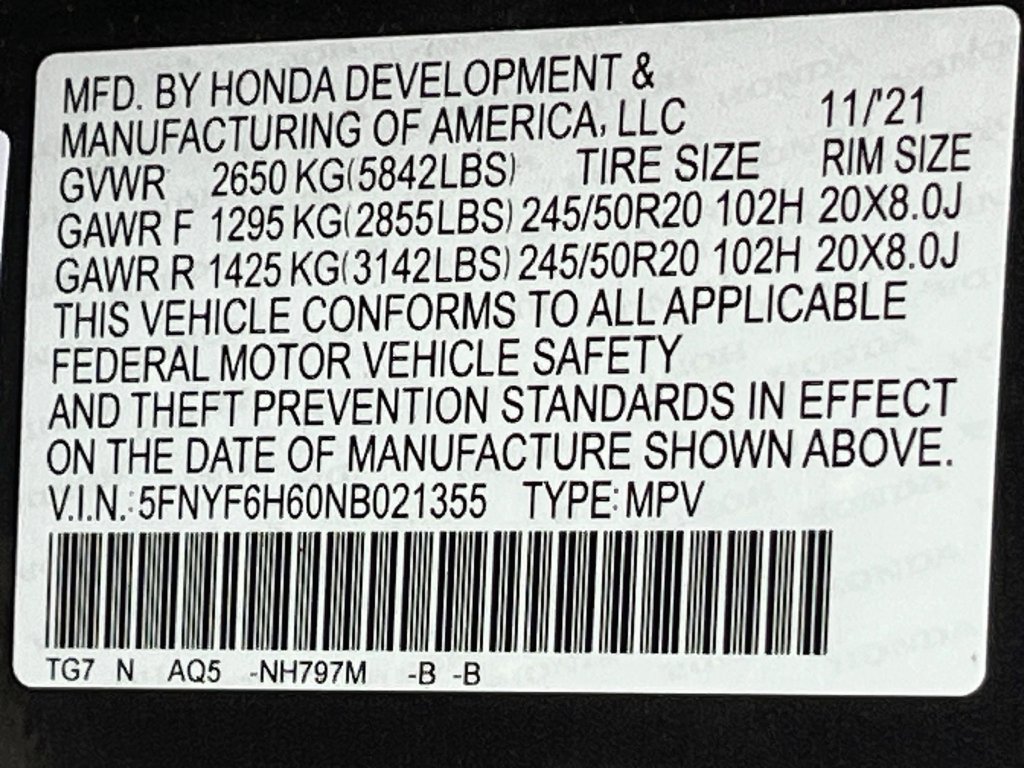 Used 2022 Honda Pilot Touring image 35