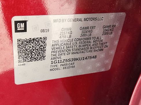 Used 2019 Chevrolet Impala LT w/ LT Leather Package image 32