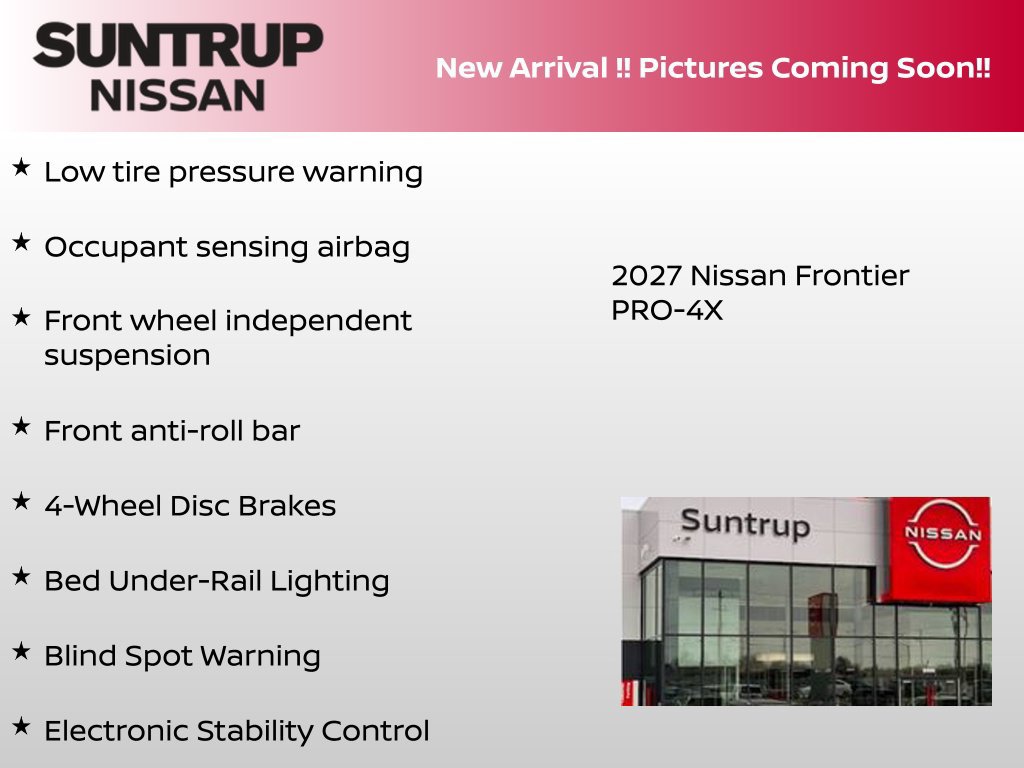 New 2027 Nissan Frontier PRO-4X AWD/4WD image 5