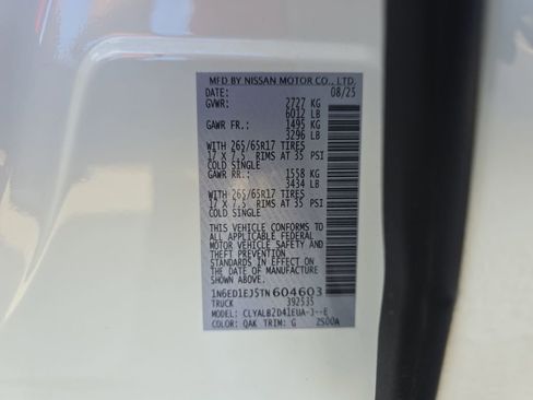 New 2026 Nissan Frontier SV w/ Tow Package RWD image 37