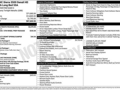 Used 2022 GMC Sierra 3500 Denali w/ Denali Ultimate Package image 2