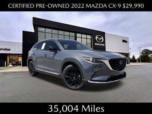 Certified 2022 MAZDA CX-9 Carbon Edition AWD/4WD image 1