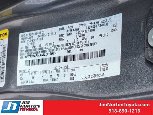 Used 2021 Ford Ranger XLT w/ Equipment Group 301A Mid AWD/4WD image 33