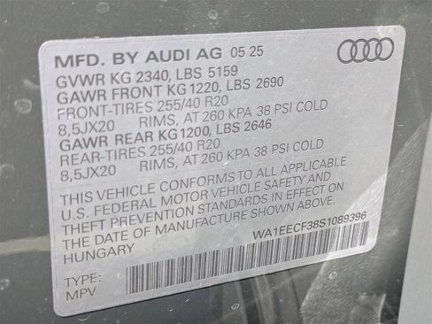 New 2025 Audi Q3 2.0T Premium Plus image 17