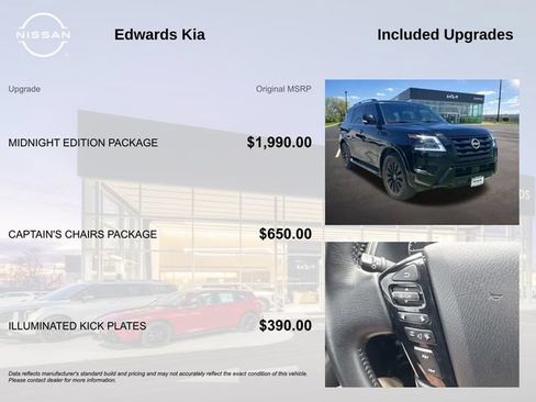 Used 2022 Nissan Armada SL w/ Midnight Edition Package AWD/4WD image 4