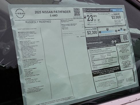 New 2025 Nissan Pathfinder S image 21