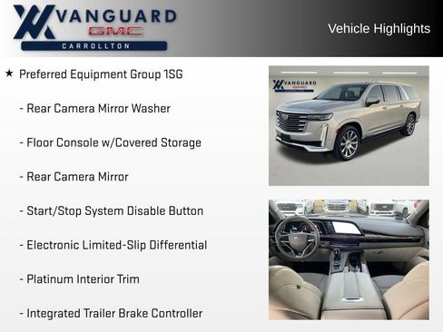 Used 2022 Cadillac Escalade ESV Premium Luxury Platinum image 14