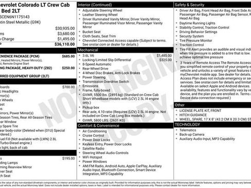 Used 2022 Chevrolet Colorado LT w/ LT Convenience Package image 6