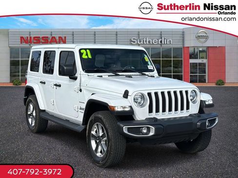 Used 2021 Jeep Wrangler Unlimited Sahara image 1