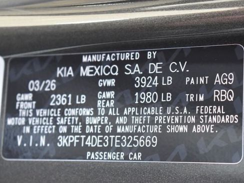 New 2026 Kia K4 FWD image 33