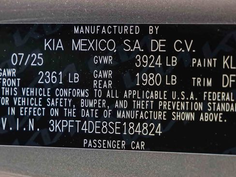 Certified 2025 Kia K4 FWD image 26