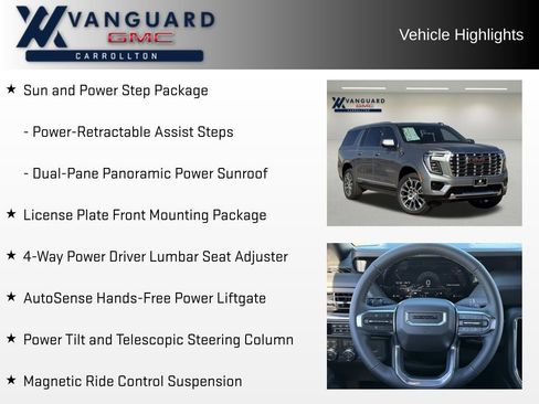 New 2026 GMC Yukon XL Denali w/ Sun & Power Step Package image 15