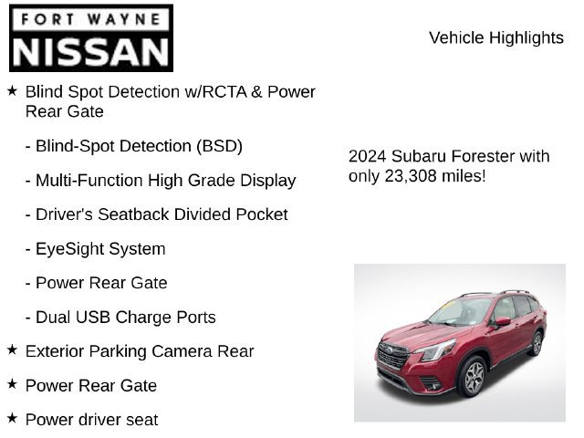 Used 2024 Subaru Forester Premium AWD/4WD image 7