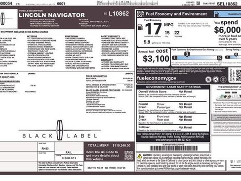 Used 2025 Lincoln Navigator Black Label AWD/4WD image 26