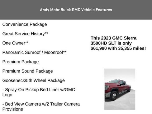 Used 2023 GMC Sierra 3500 SLT w/ SLT Premium Package image 8