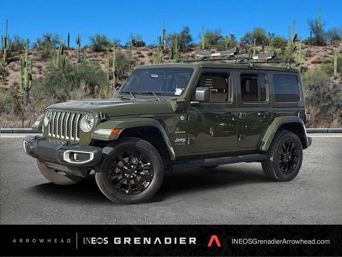 Used 2021 Jeep Wrangler Unlimited Sahara w/ Cold Weather Group AWD/4WD image 1
