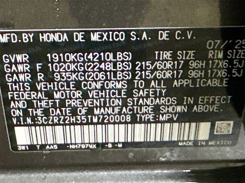 New 2026 Honda HR-V LX image 28