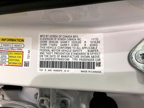 Used 2024 Honda Civic LX image 32