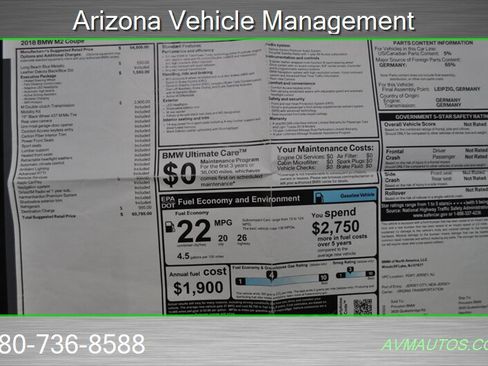 Used 2018 BMW M2 image 36