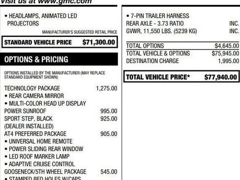 Certified 2024 GMC Sierra 3500 AT4 w/ Technology Package AWD/4WD image 2