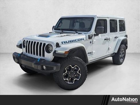 Used 2021 Jeep Wrangler Unlimited Rubicon 4xe w/ Cold Weather Group image 1
