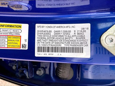 Used 2018 Honda Accord Sport image 34