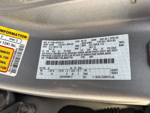 Used 2022 Ford Bronco Outer Banks image 35