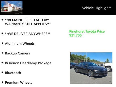 Certified 2025 Hyundai Elantra Blue image 19