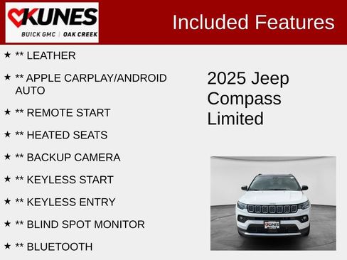 Used 2025 Jeep Compass Limited AWD/4WD image 2