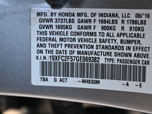 Used 2016 Honda Civic LX image 25