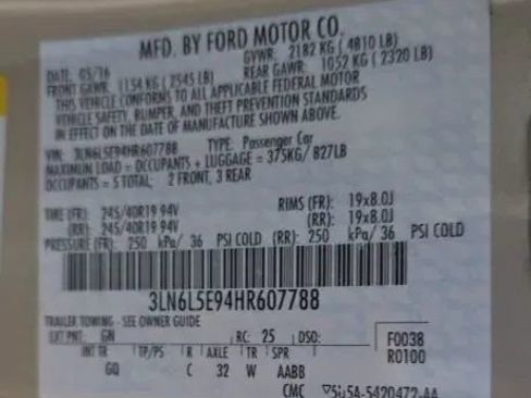 Used 2017 Lincoln MKZ Reserve FWD image 54