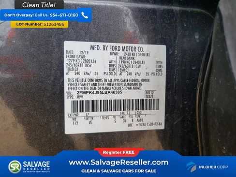 Used 2020 Ford Edge SEL AWD/4WD image 17