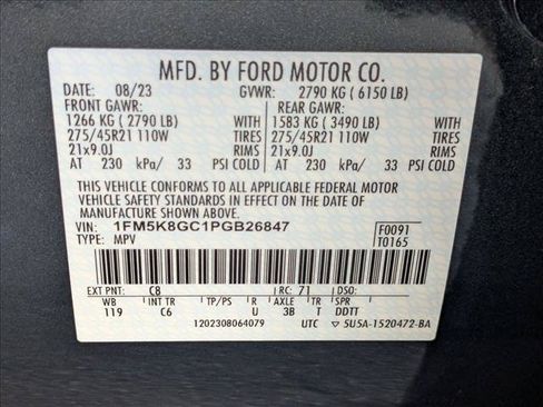 Certified 2023 Ford Explorer ST w/ Equipment Group 401A AWD/4WD image 28