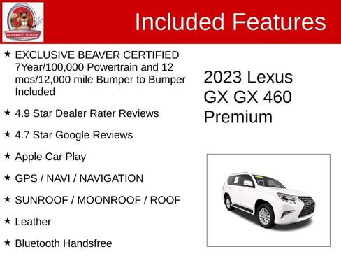 Used 2023 Lexus GX 460 Premium w/ Premium Plus Package AWD/4WD image 4