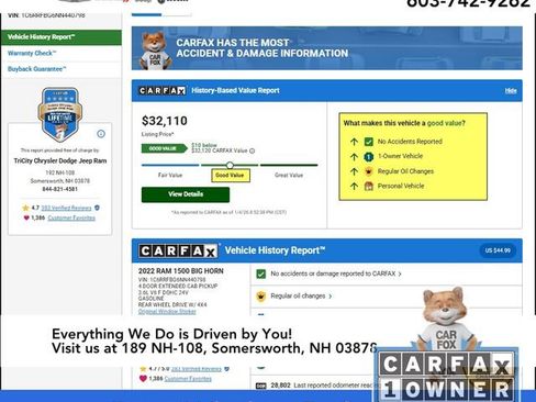 Used 2022 RAM 1500 Big Horn w/ Trailer Tow Group image 11