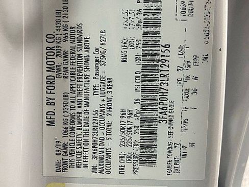 Used 2020 Ford Fusion SE image 10