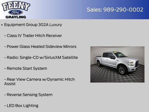 Used 2016 Ford F150 XLT w/ Equipment Group 302A Luxury image 8