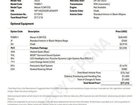 Certified 2023 Porsche Macan S w/ Premium Package AWD/4WD image 6