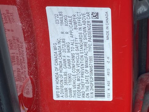 Used 2022 Honda Civic Sport image 6