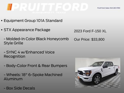 Used 2023 Ford F150 XL w/ STX Appearance Package RWD image 7
