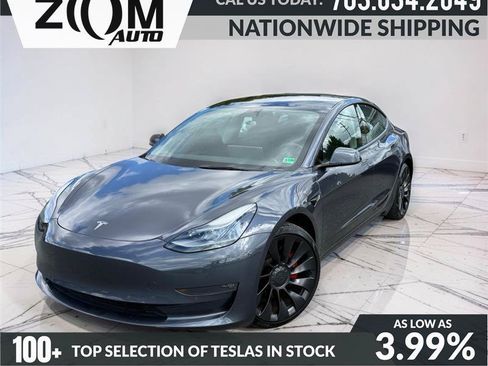 Used 2022 Tesla Model 3 Performance AWD/4WD image 1
