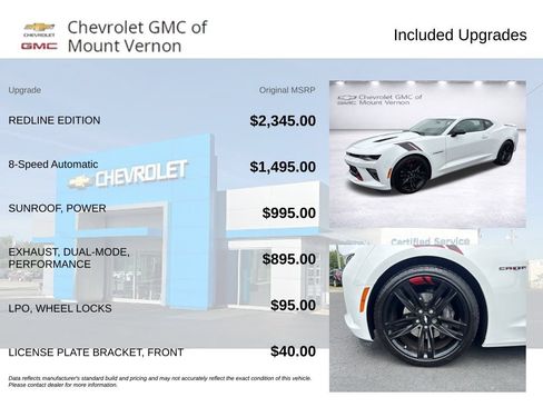 Used 2018 Chevrolet Camaro SS w/ Redline Edition RWD image 6