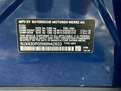 Used 2022 BMW X3 sDrive30i w/ Premium Package 2 RWD image 34
