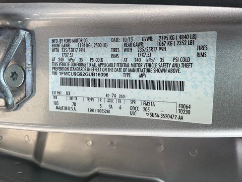 Used 2016 Ford Escape SE w/ Equipment Group 201A AWD/4WD image 24