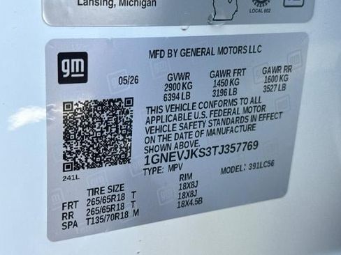 New 2026 Chevrolet Traverse Z71 w/ Enhanced Driving Package AWD/4WD image 35